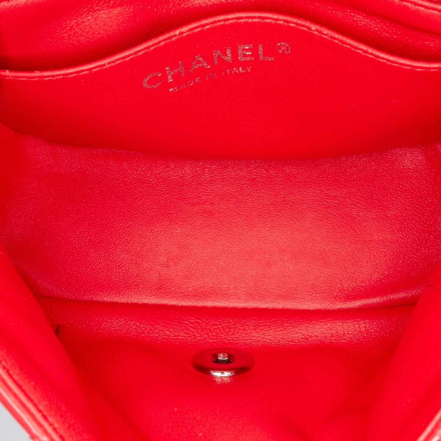Chanel Mini Square Classic Patent Single Flap Crossbody