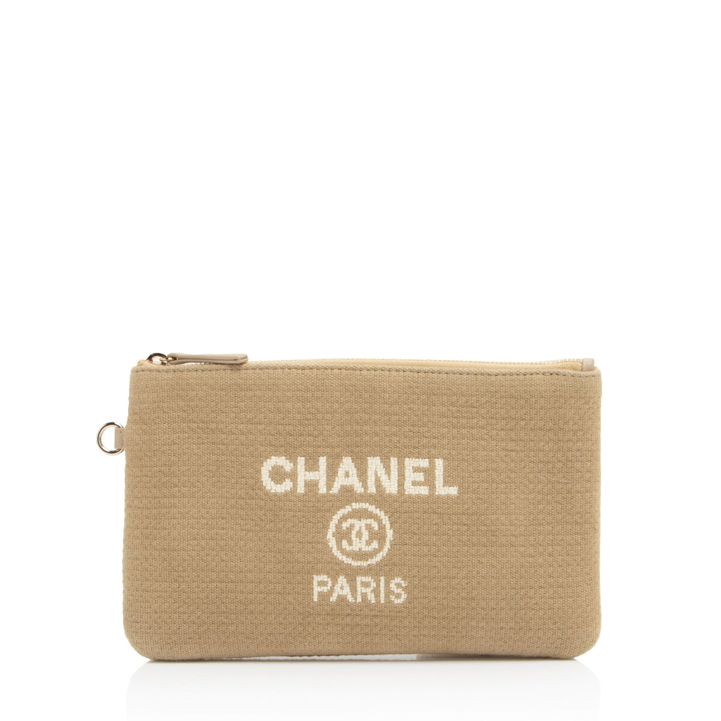Chanel Mixed Fibers Deauville Pochette