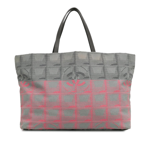 Chanel New Travel Line Bicolor Nylon Tote