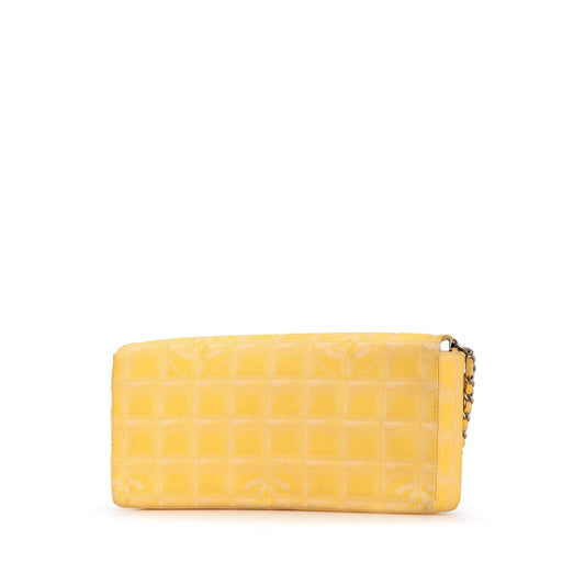Chanel New Travel Line Nylon East West Flap Shoulder Bag
