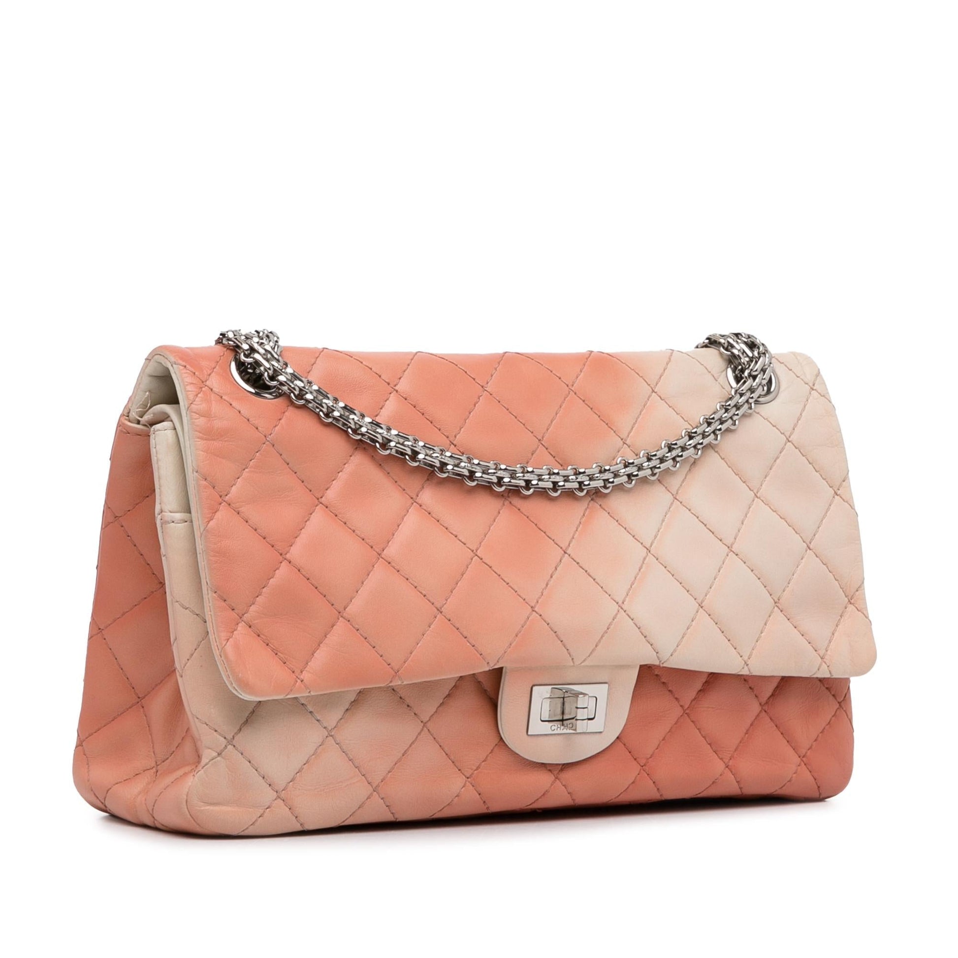 Chanel Ombre Reissue 225 Double Flap Shoulder Bag