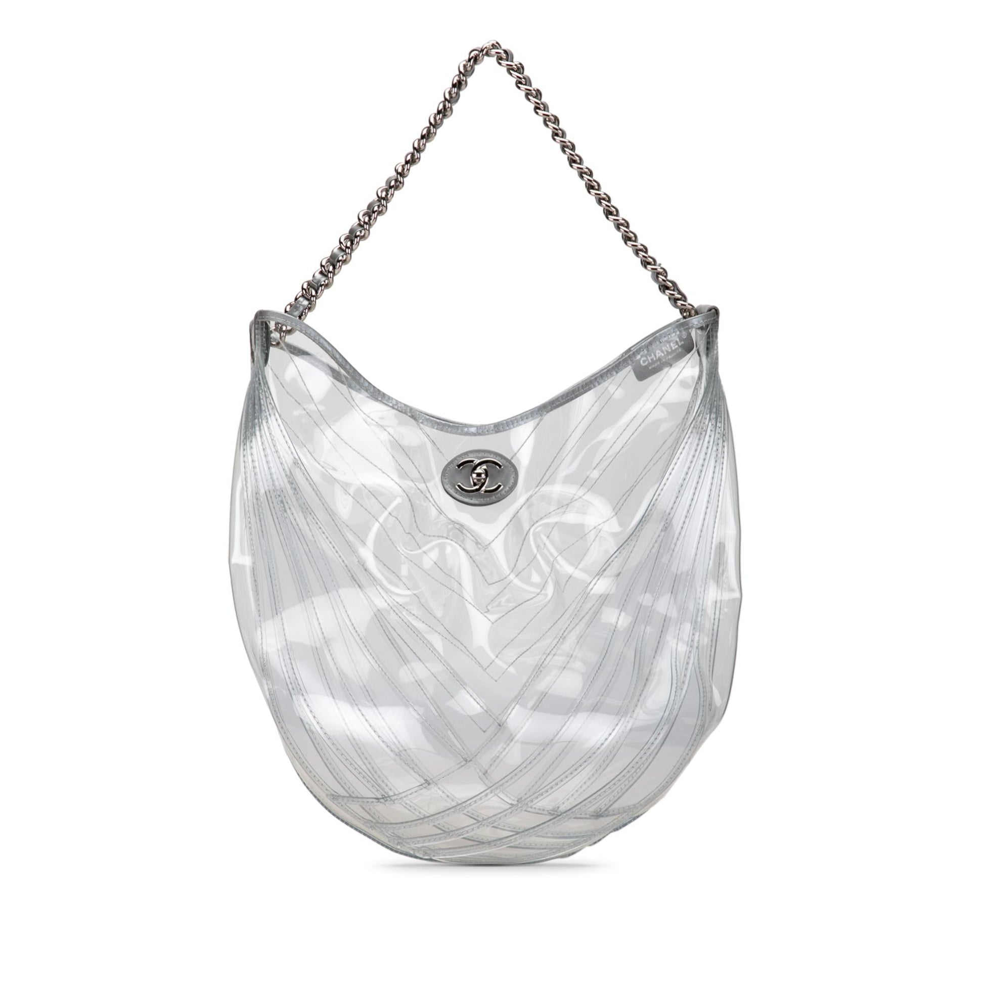Chanel PVC Droplet Hobo (SHG-CPgCFr) Shoulder Bag