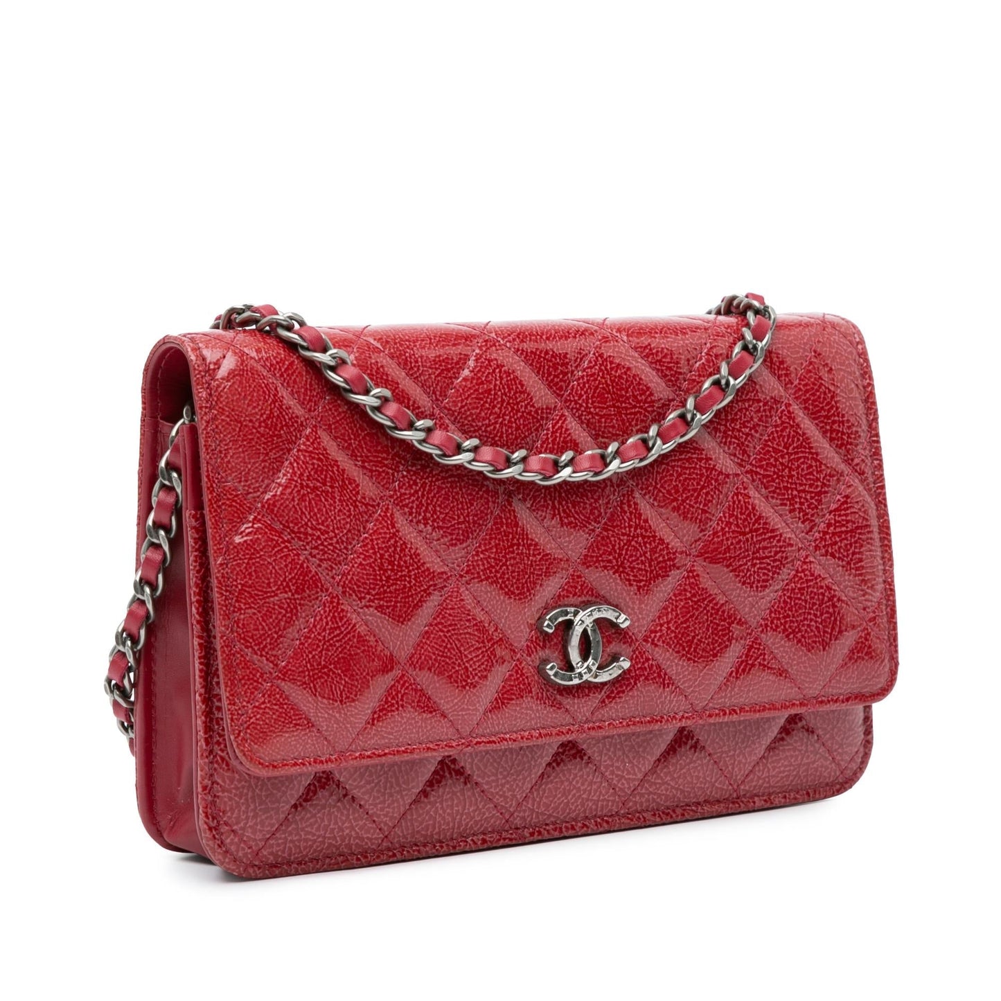Chanel Dallas CC Patent Goatskin Wallet on Chain (SHG-vrlUi1) Crossbody