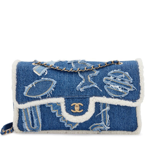 CHANEL PARIS-EGYPT HEIROGLYPH JUMBO FLAP BAG