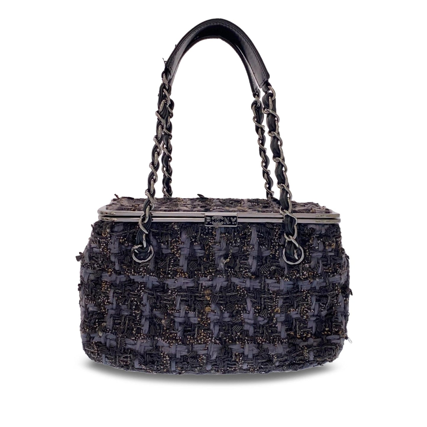 Chanel - Tweed Box Bag (SHG-7FxkBw)