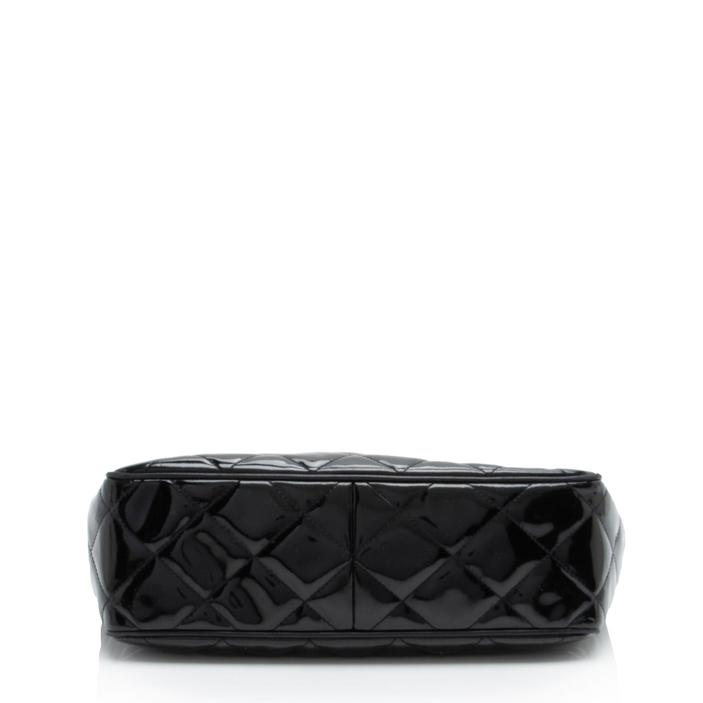 Chanel Patent Leather CC Bowling Bag (SHF-S9yHE9)