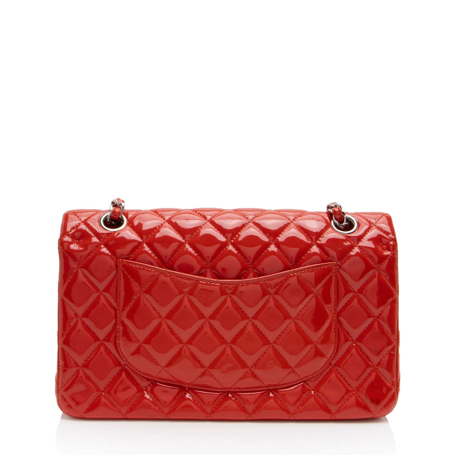 Chanel Patent Leather Classic Medium Double Flap Bag (SHF-N0PJ3H)