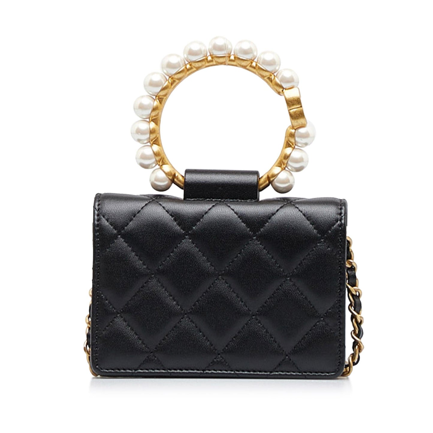 Chanel Pearl Crown Clutch On Chain (SHG-AvIaAb)