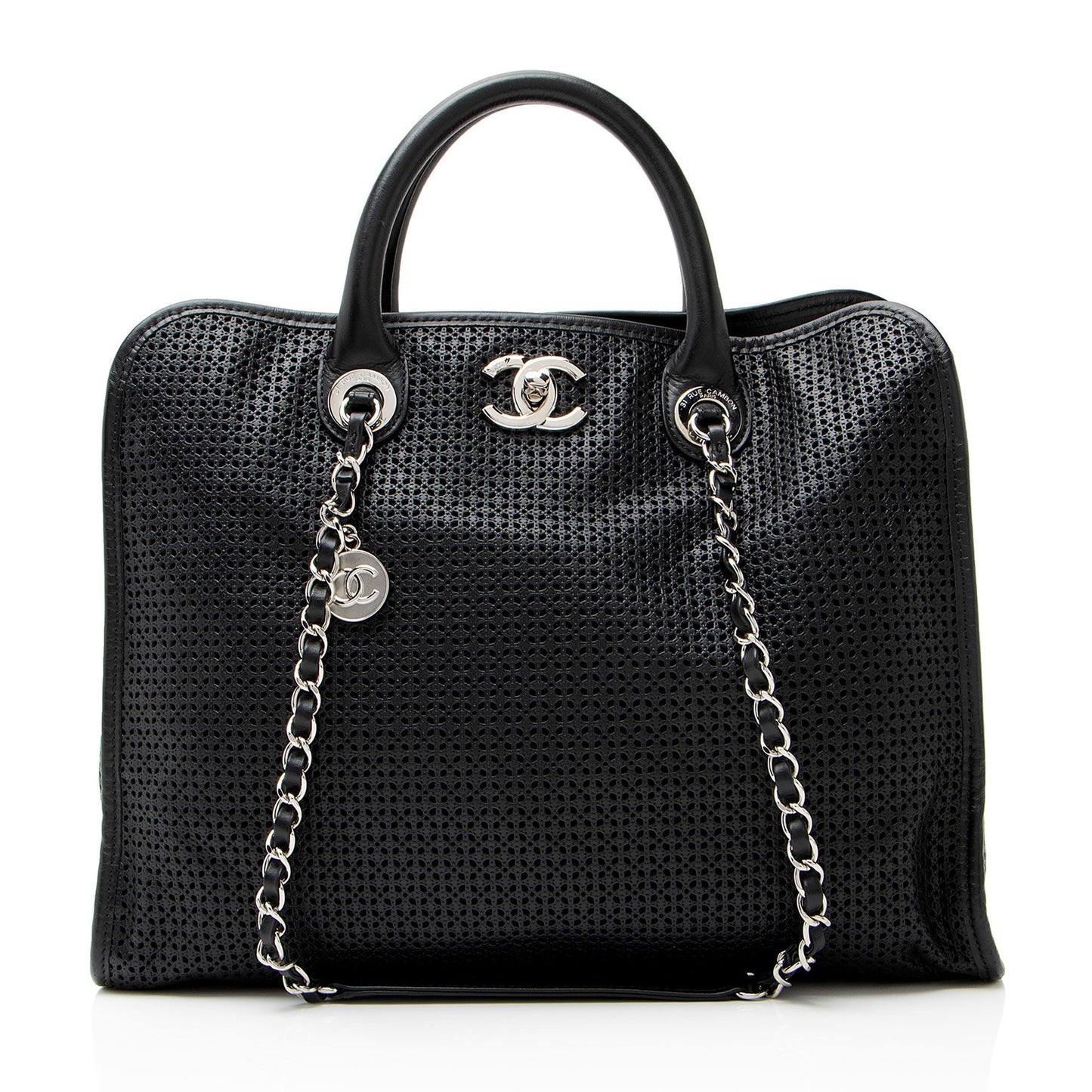 Chanel Perforated Calfskin Up In The Air Large Tote