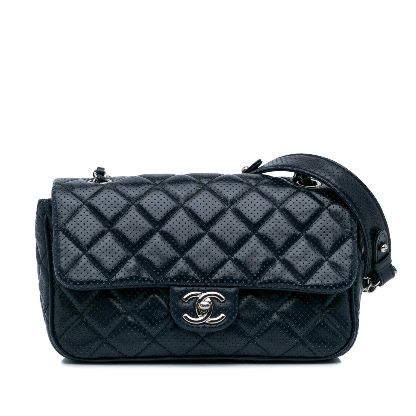 Chanel Perforated Classic Mini Rectangular Flap Shoulder Bag