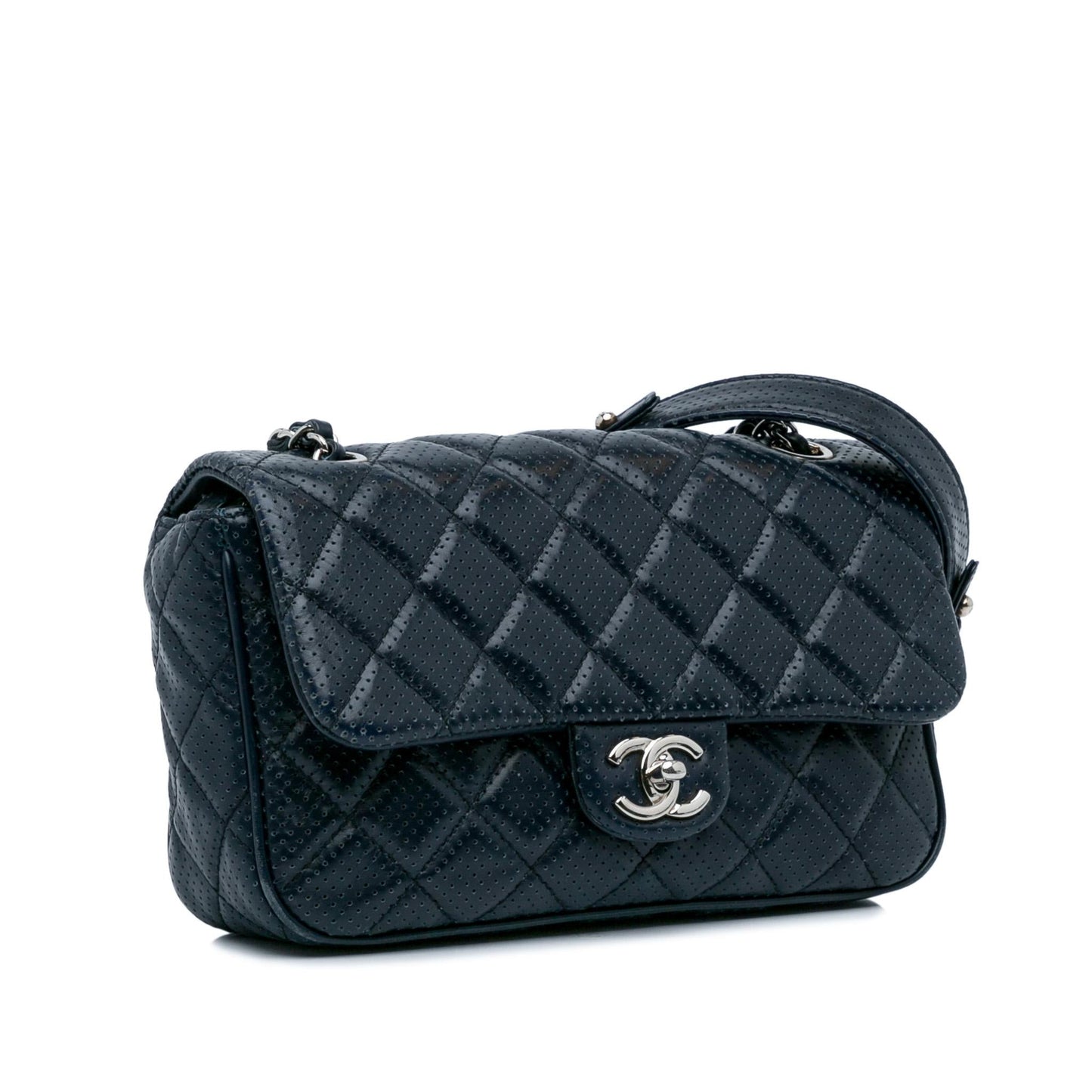 Chanel Perforated Classic Mini Rectangular Flap Shoulder Bag