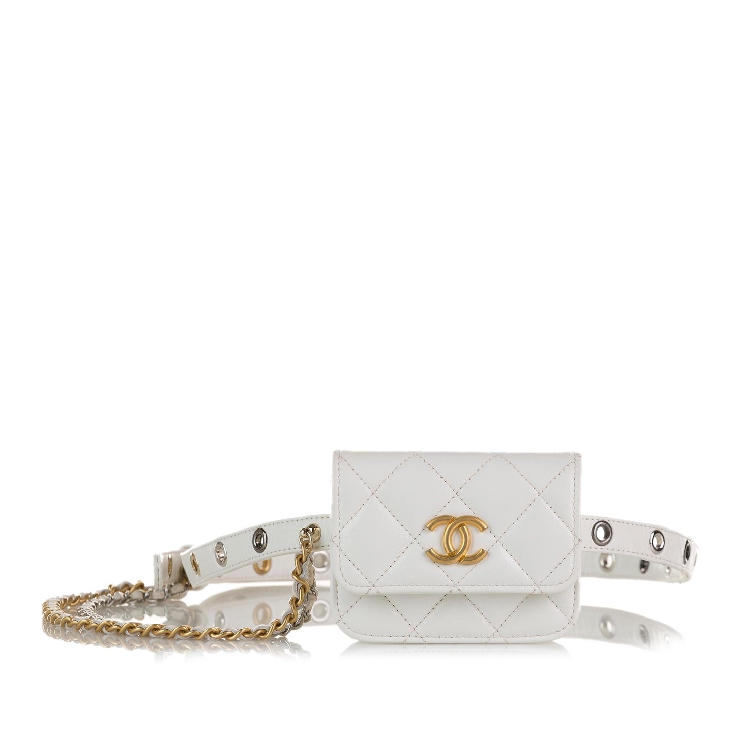 Chanel Punk Chain Leather Belt Bag (SHG-Y0gcgC)
