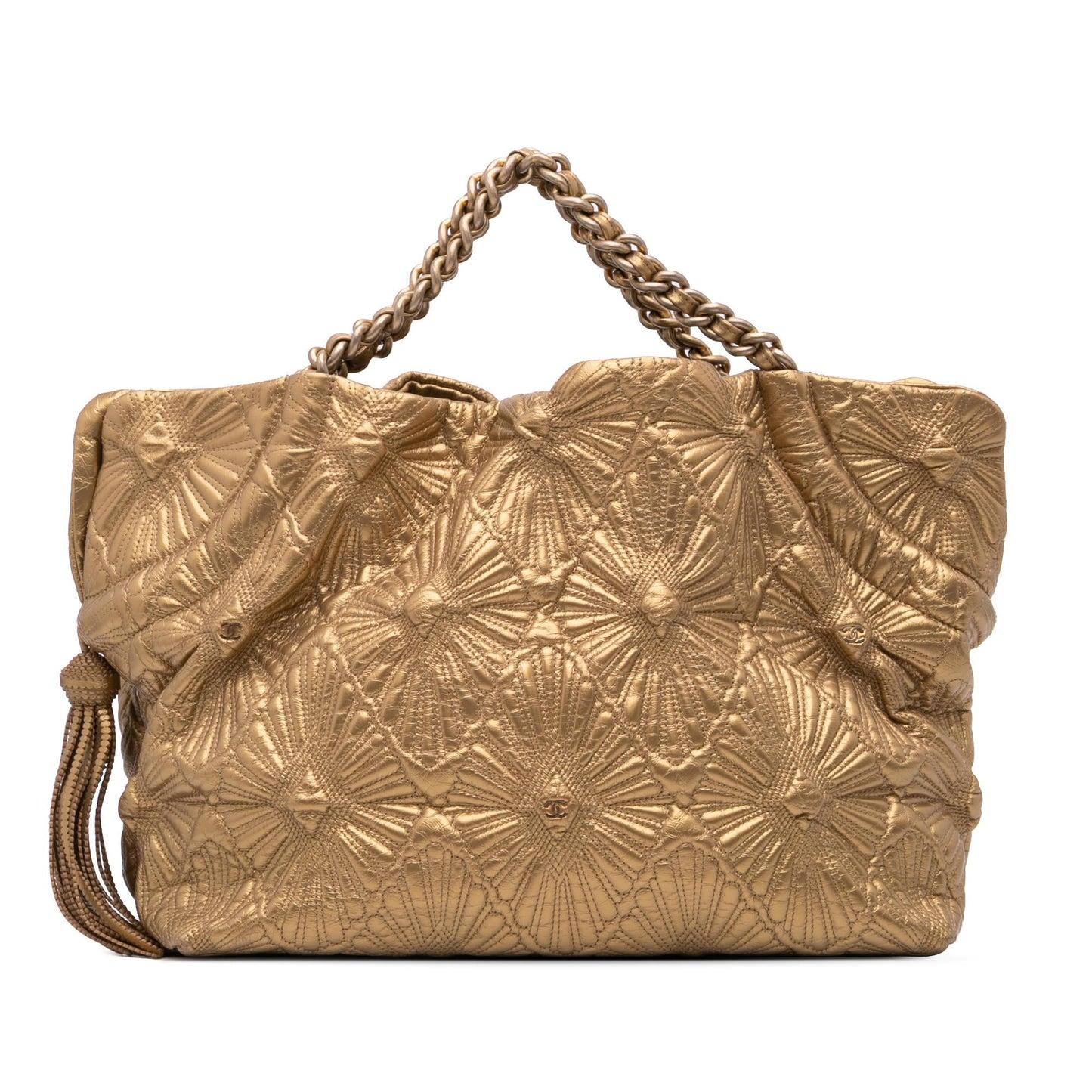 Chanel Quilted Calfskin Ca D'Oro Tote