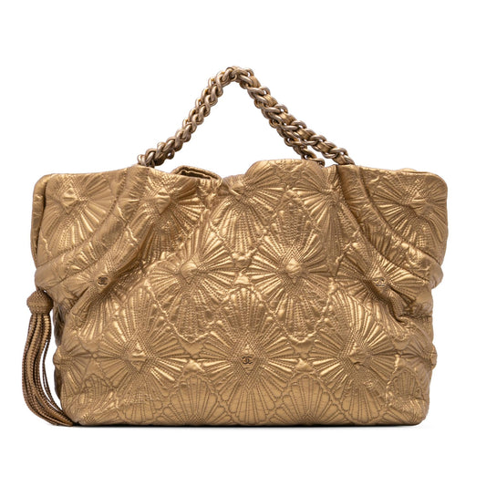 Chanel Quilted Calfskin Ca D'Oro Tote