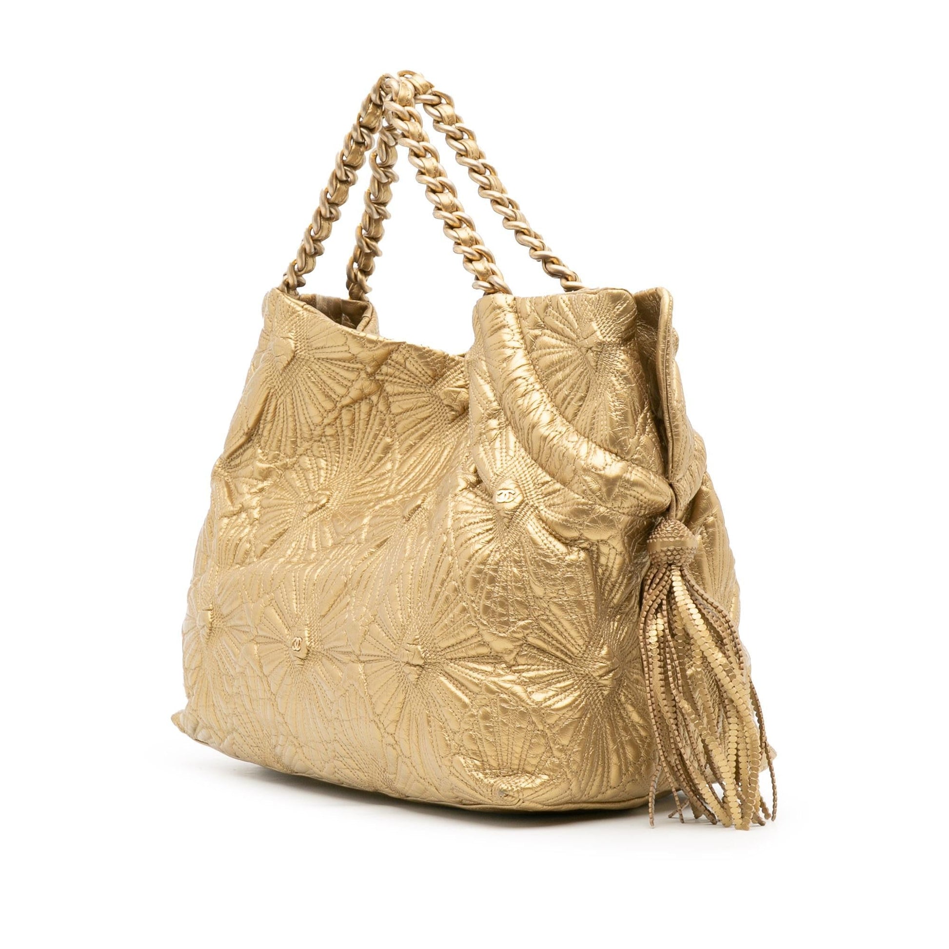 Chanel Quilted Calfskin Ca D'Oro Tote
