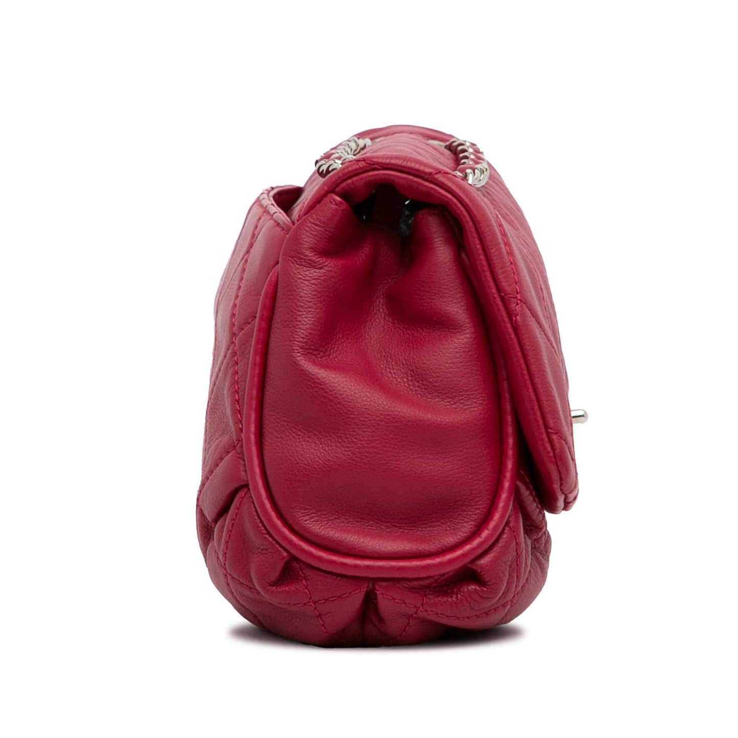 Chanel Quilted Calfskin Curvy Flap (SHG-lSn9g7) Shoulder Bag