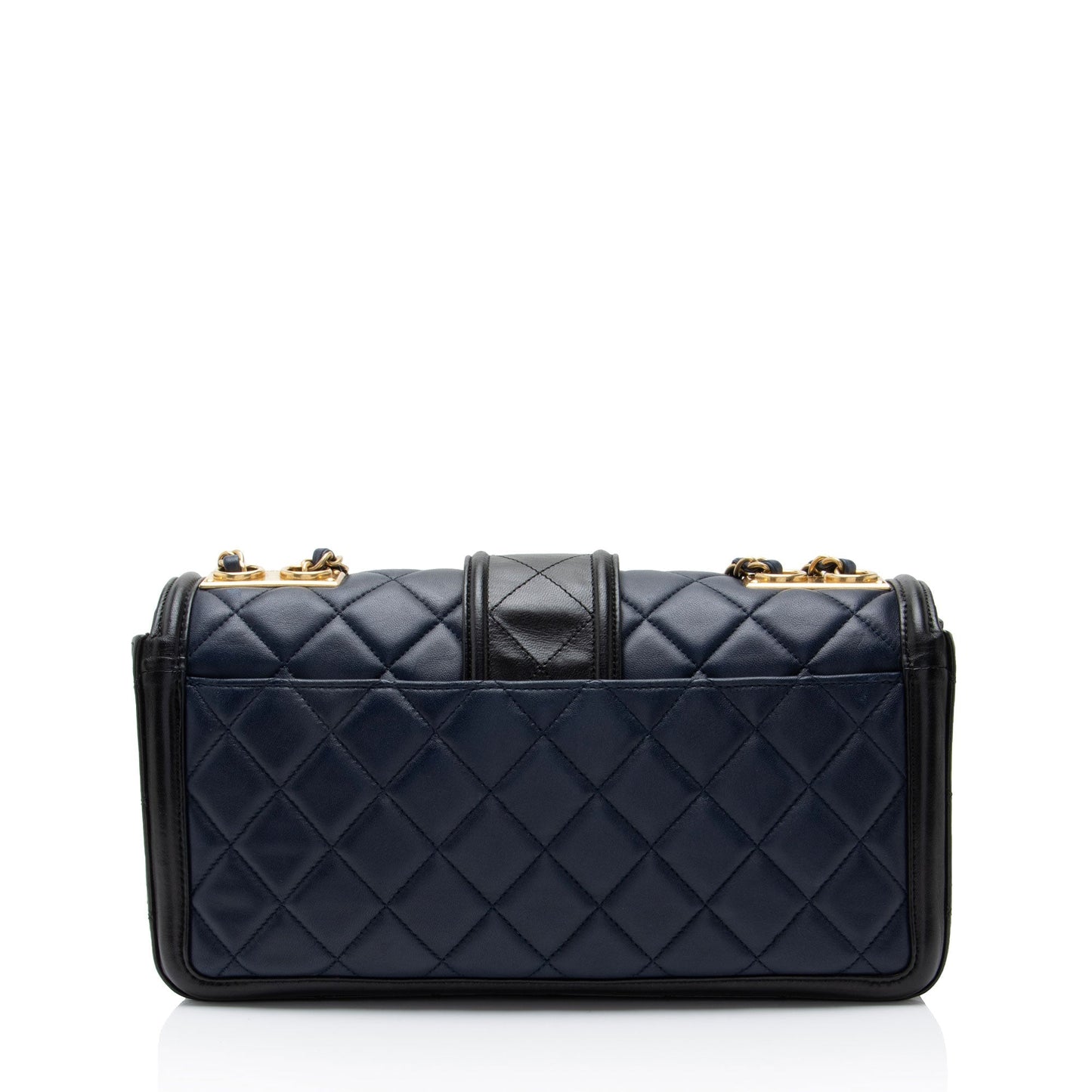 Chanel Quilted Calfskin Elegant Jumbo Flap Bag