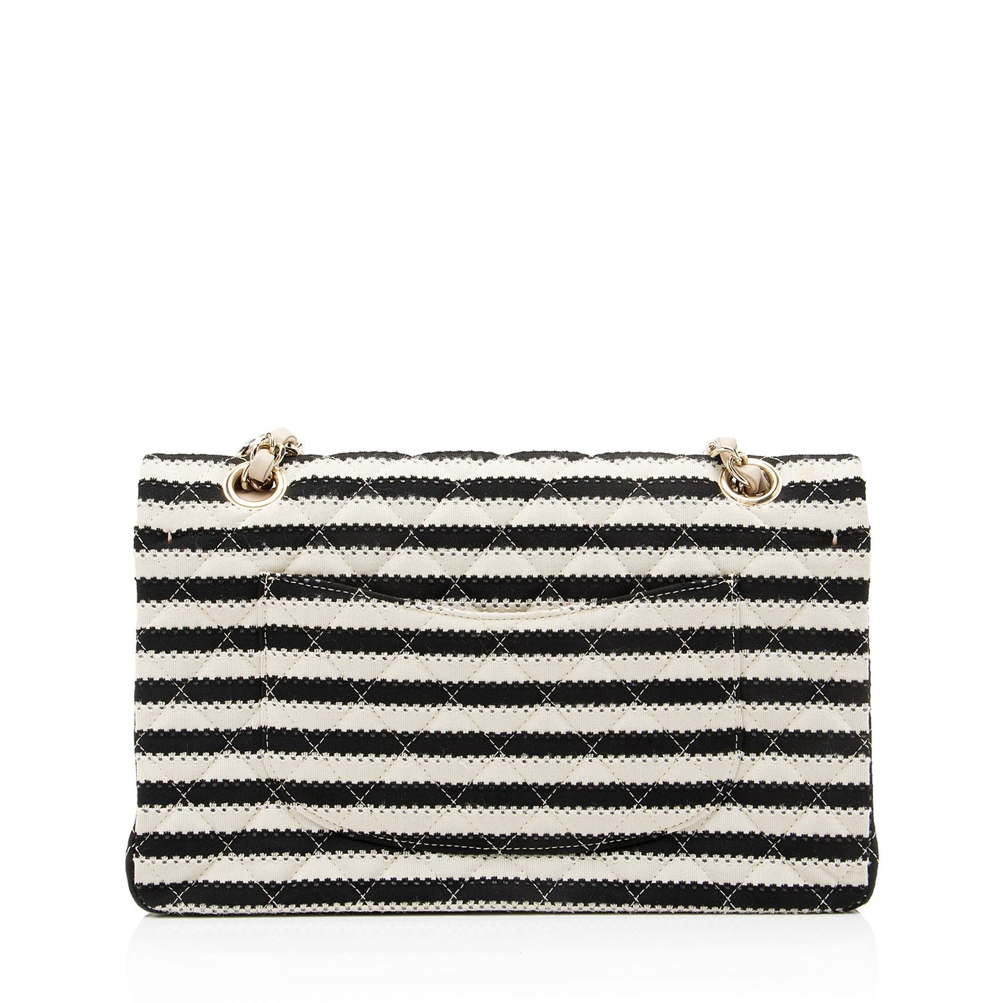 Chanel Quilted Jersey Pearl Coco Sailor Medium Flap Bag (SHF-23372)