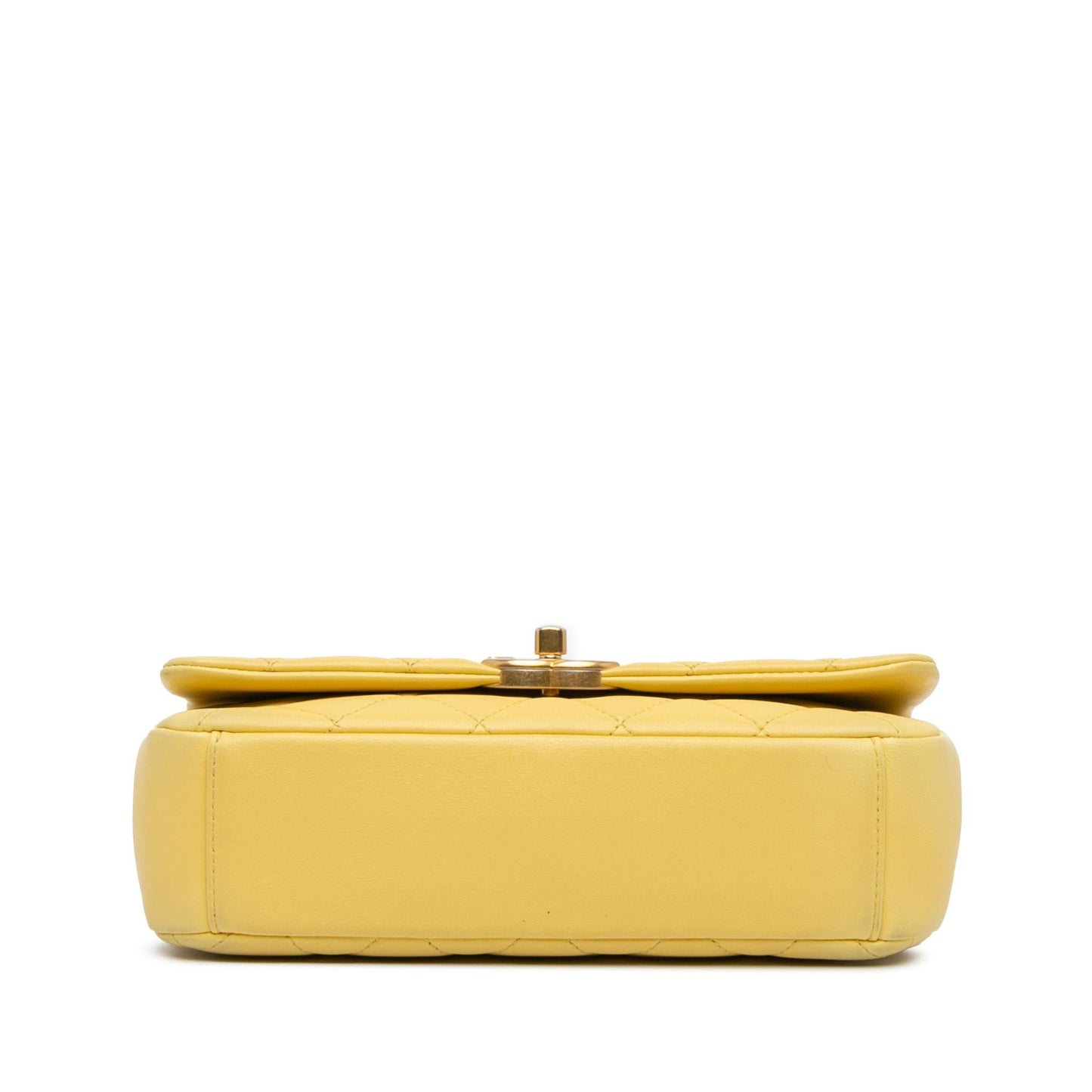 Chanel Quilted Lambskin Chain Is More Flap Shoulder Bag
