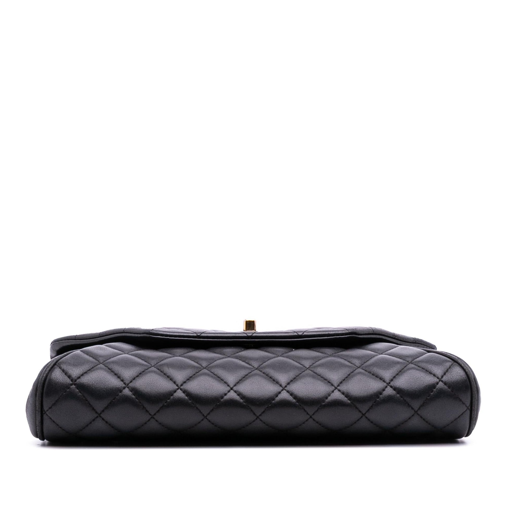 Chanel Quilted Lambskin Fold Up Again Clutch