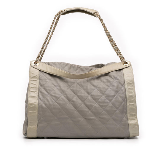Chanel Quilted Lambskin In The Mix Tote