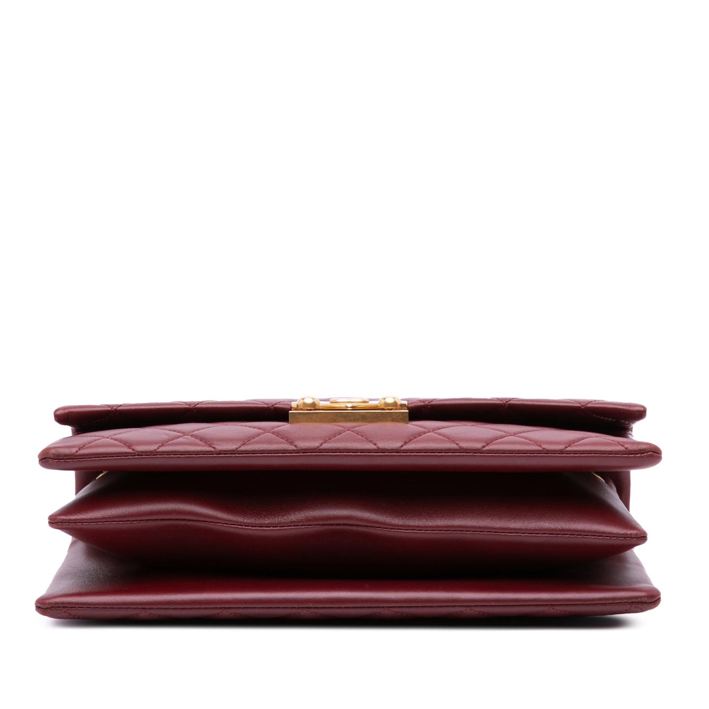 Chanel Quilted Lambskin Pagoda Accordion Flap