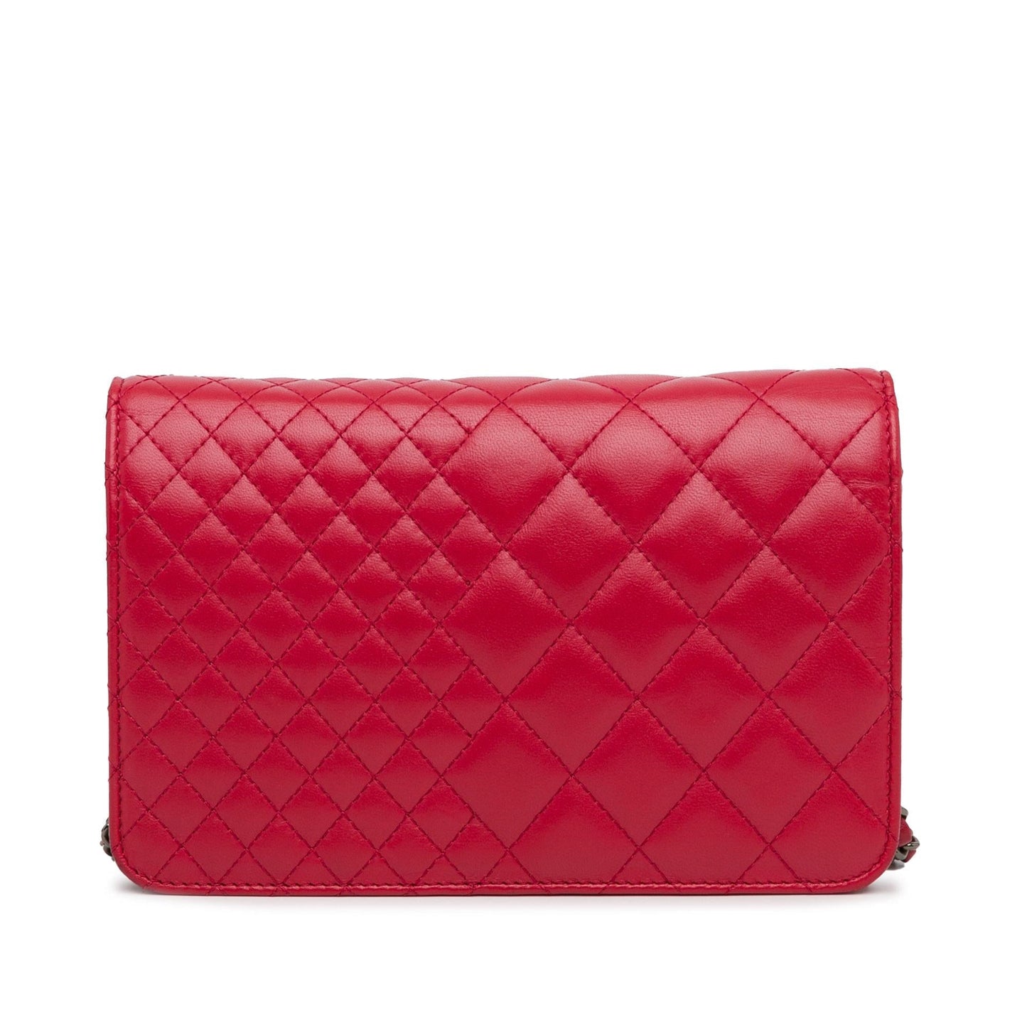 Chanel Quilted Lambskin Wallet On Chain (SHG-3yBC7U) Crossbody