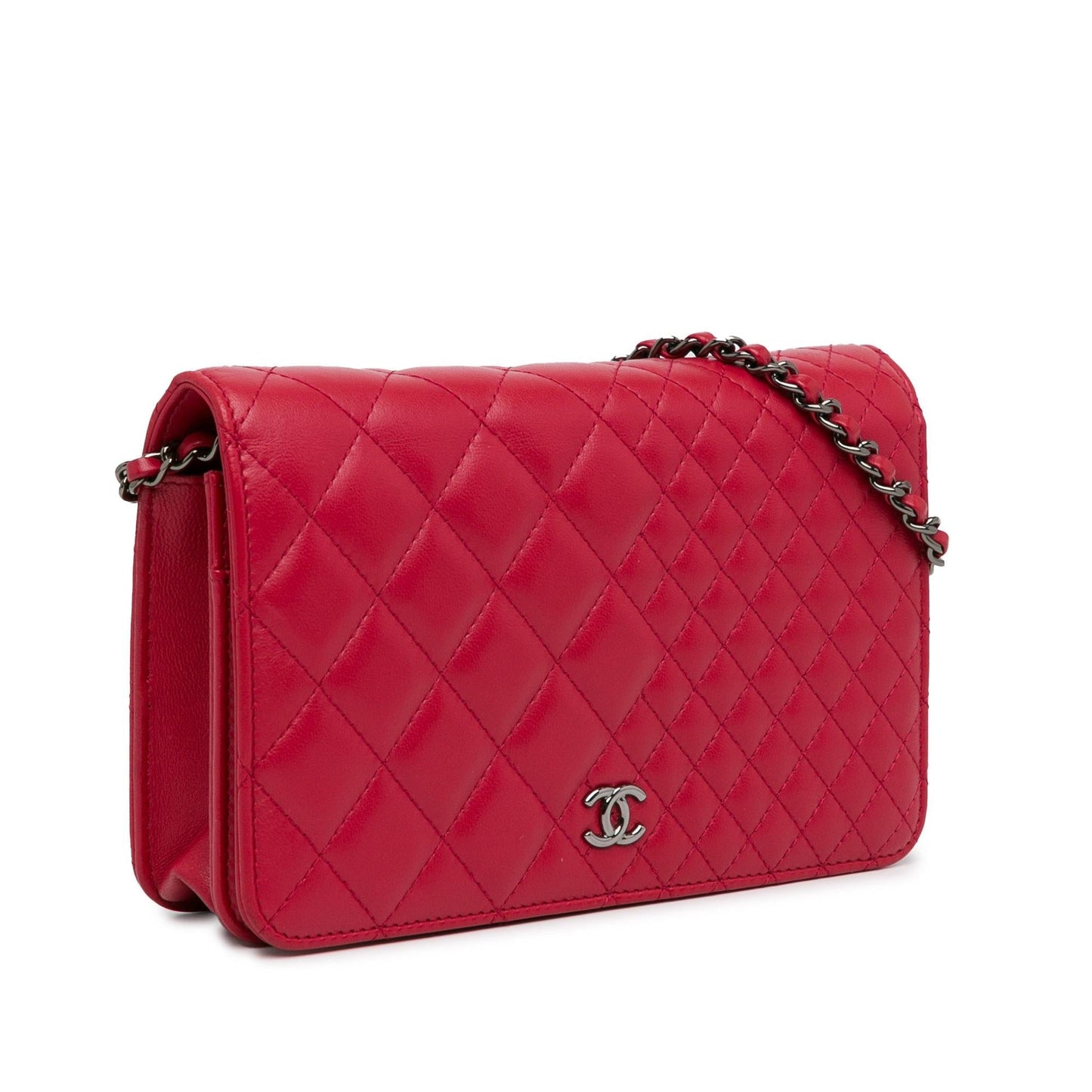 Chanel Quilted Lambskin Wallet On Chain (SHG-3yBC7U) Crossbody