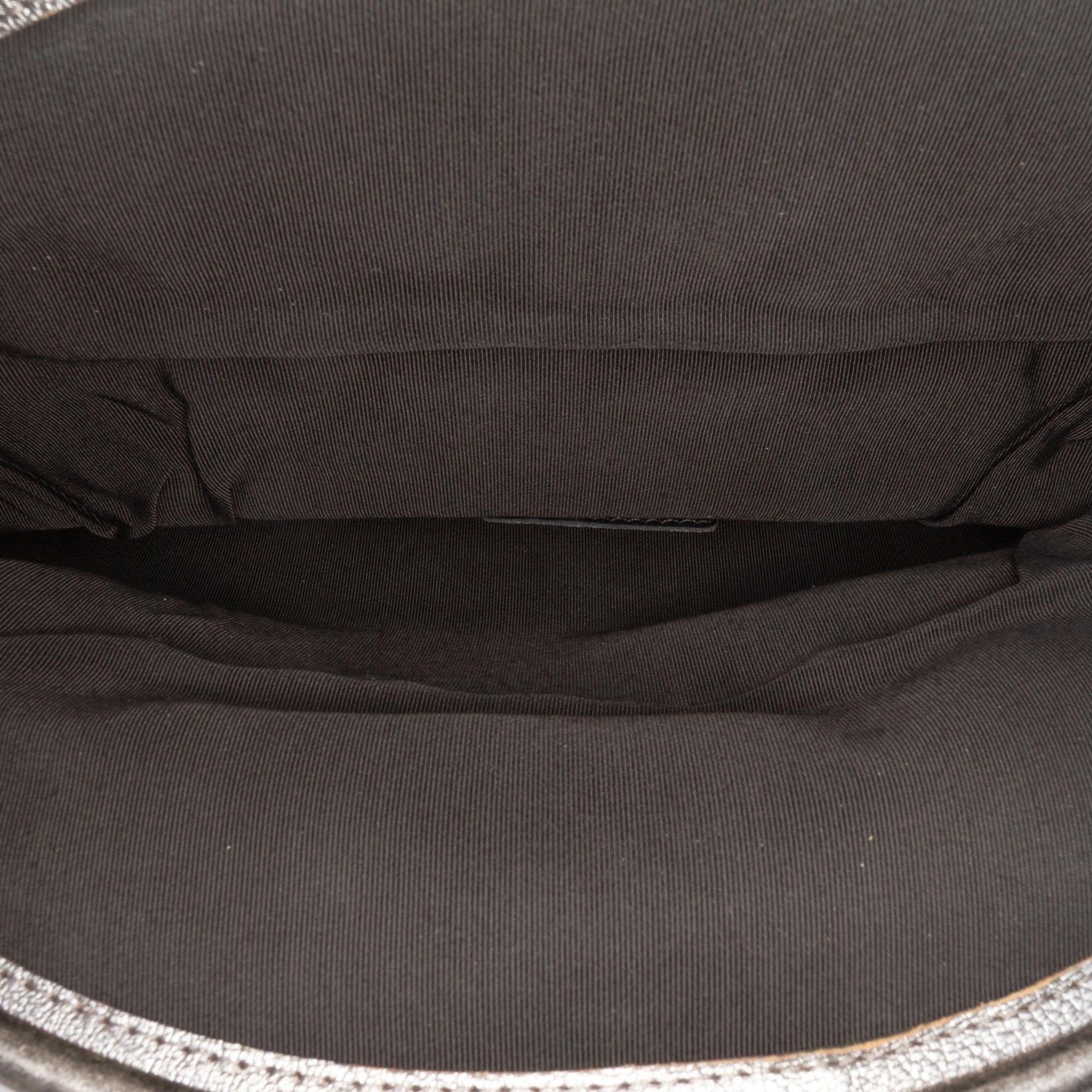 Chanel Quilted Metallic Goatskin Tabatiere Kisslock Foldover Clutch