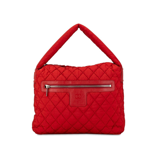 Chanel Quilted Nylon Coco Cocoon Hobo (SHG-nkGhWx) Shoulder Bag