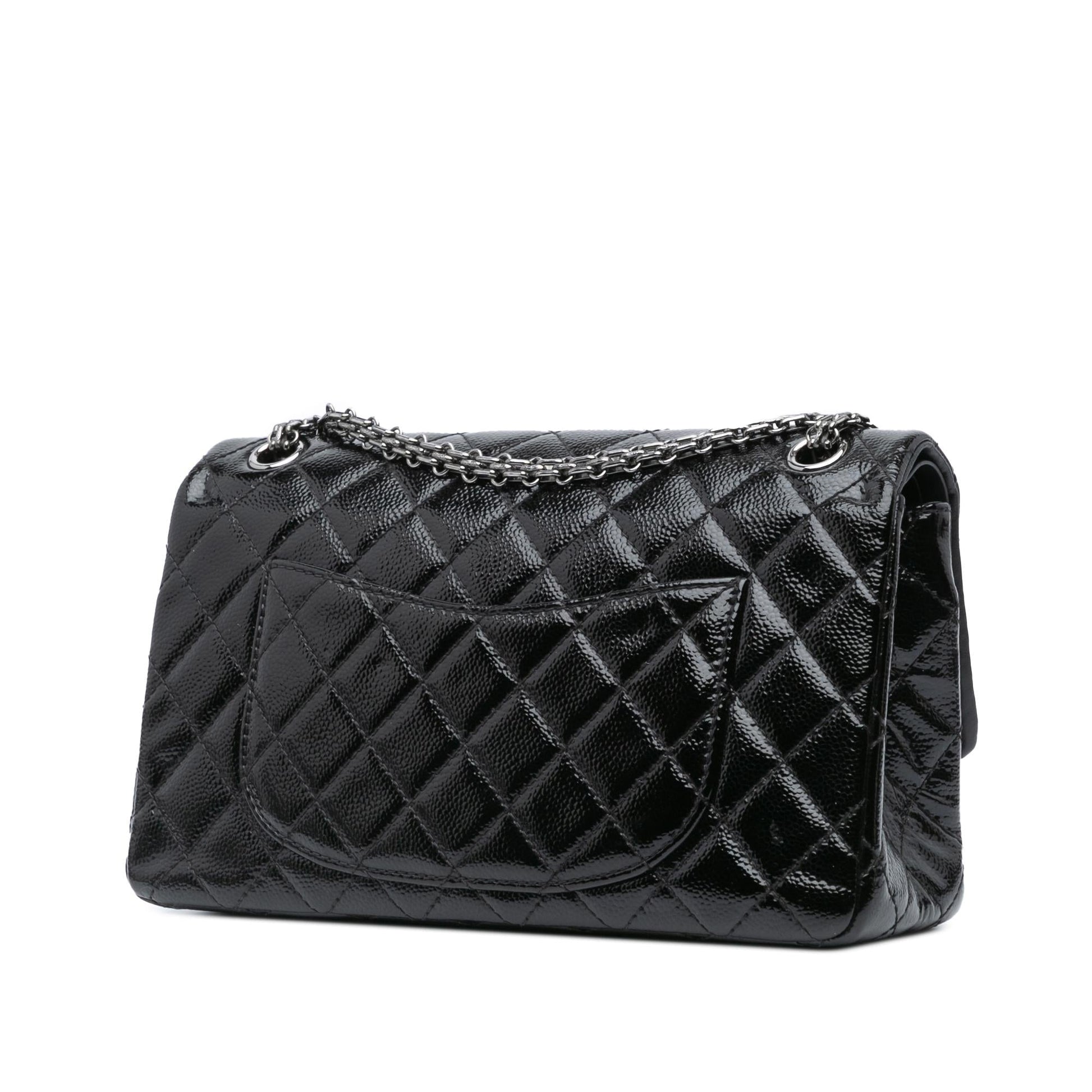 Chanel Quilted Patent Caviar 2.55 Reissue Flap 226 Shoulder Bag