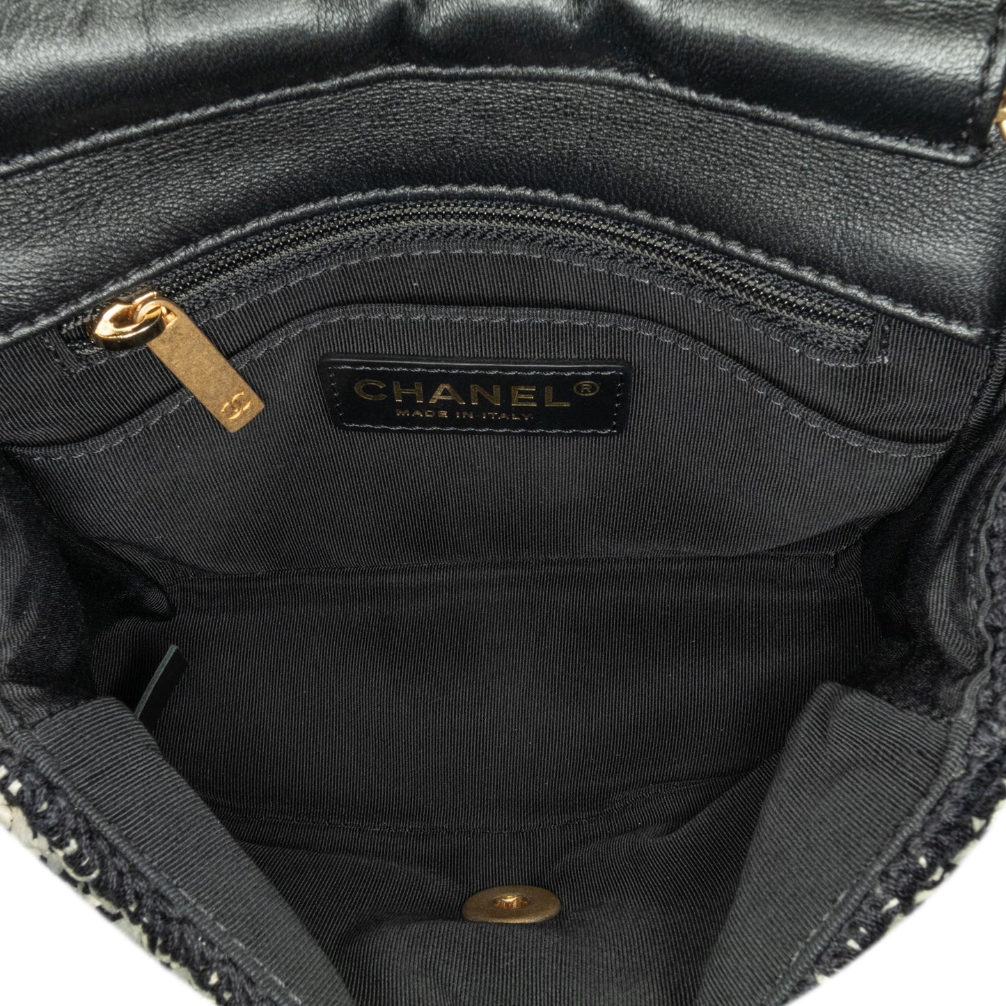 Chanel Raffia Braided with Love Flap Crossbody
