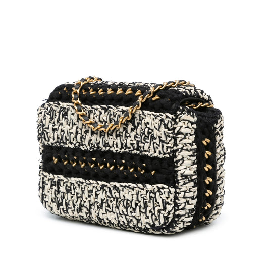 Chanel Raffia Braided with Love Flap Crossbody