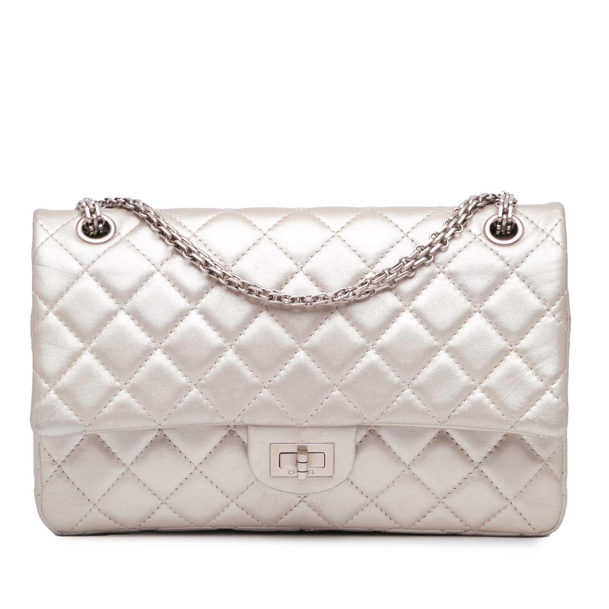 Chanel Reissue 2.55 Aged Calfskin Double Flap 226 Shoulder Bag