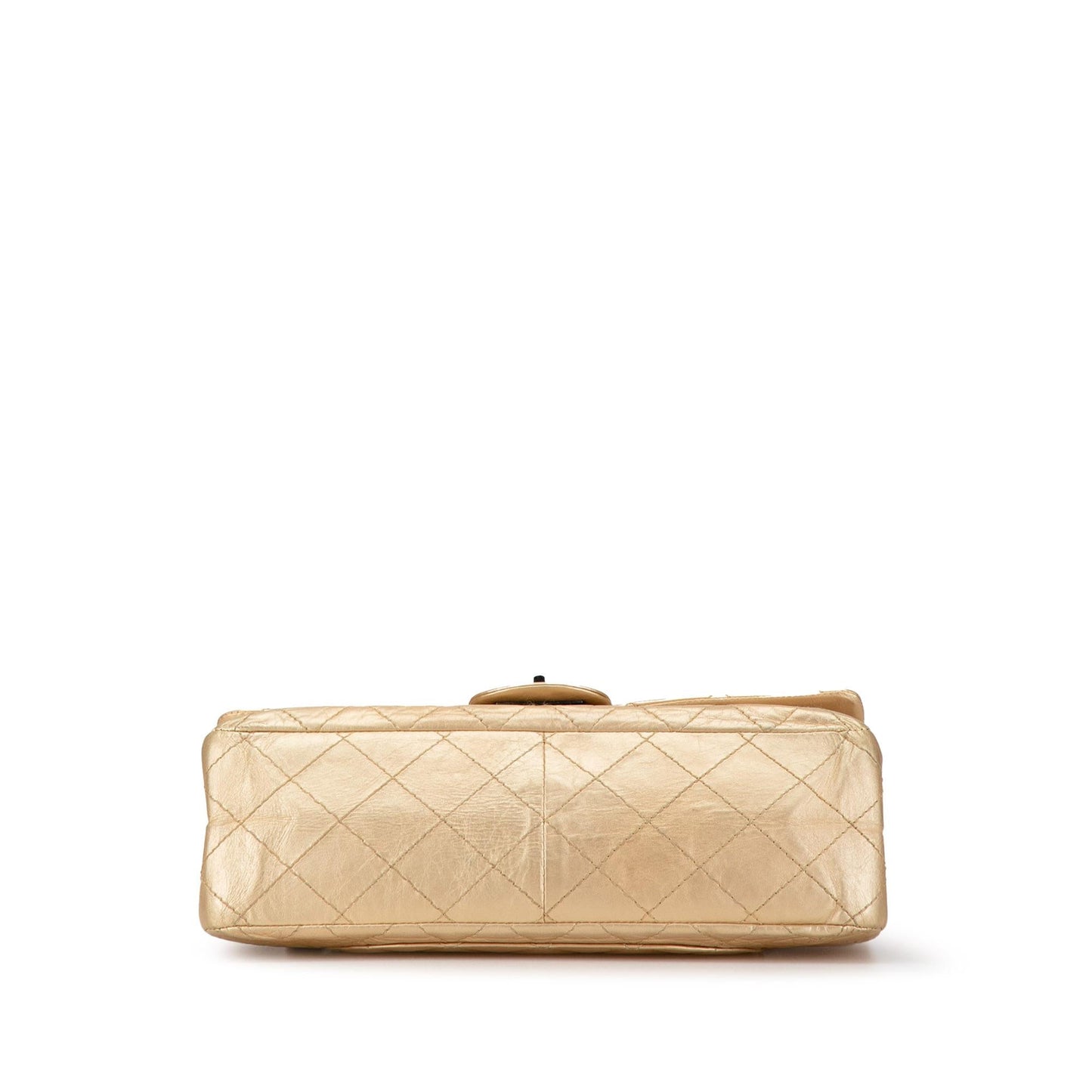 Chanel Reissue 2.55 Aged Calfskin Double Flap 227 (SHG-elkFh5) Shoulder Bag
