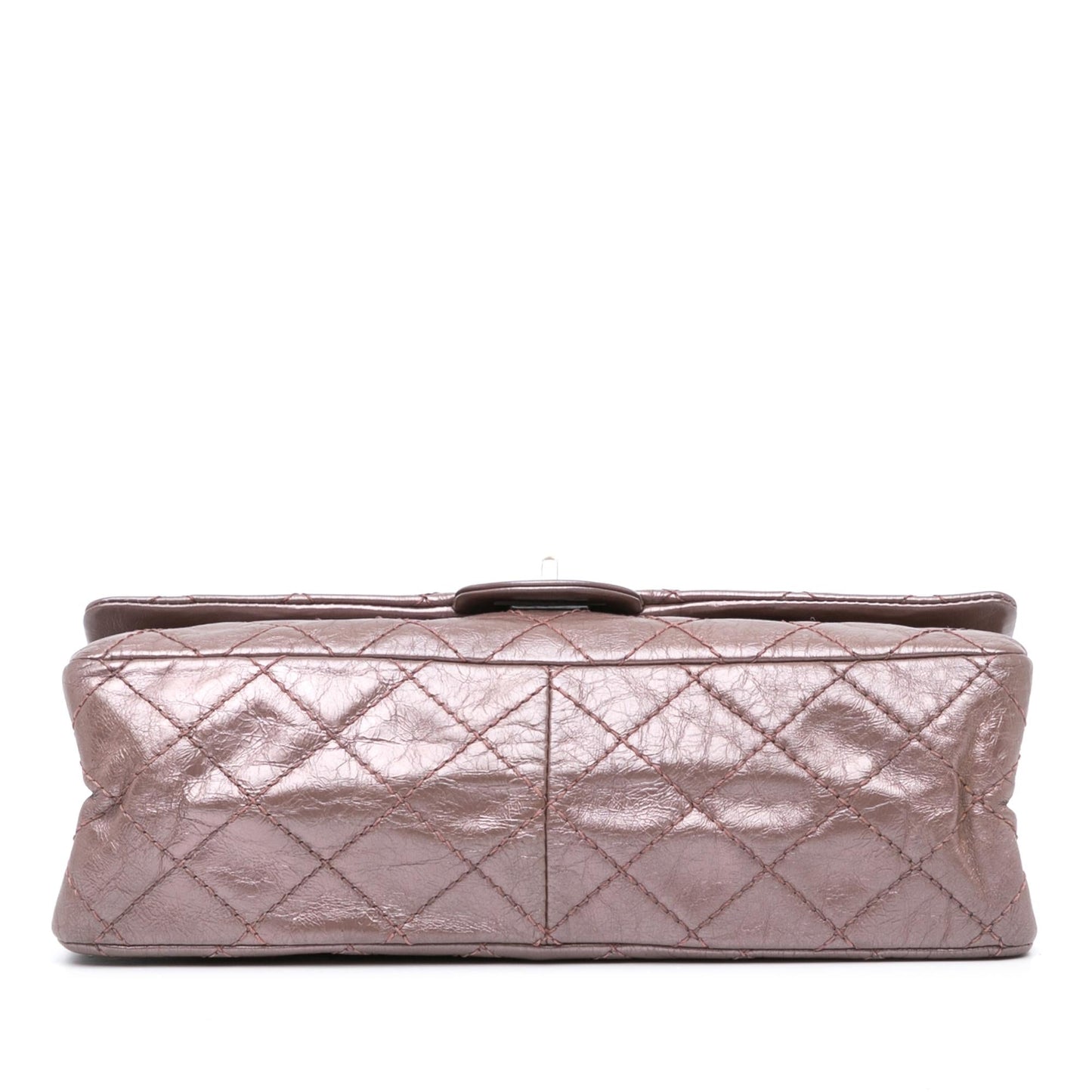 Chanel Reissue 2.55 Aged Metallic Calfskin Double Flap 226 Shoulder Bag