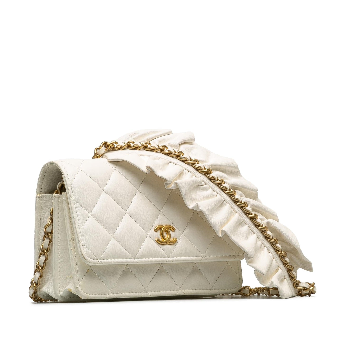 Chanel Romance Lambskin Wallet On Chain (SHG-O9aGrO) Crossbody