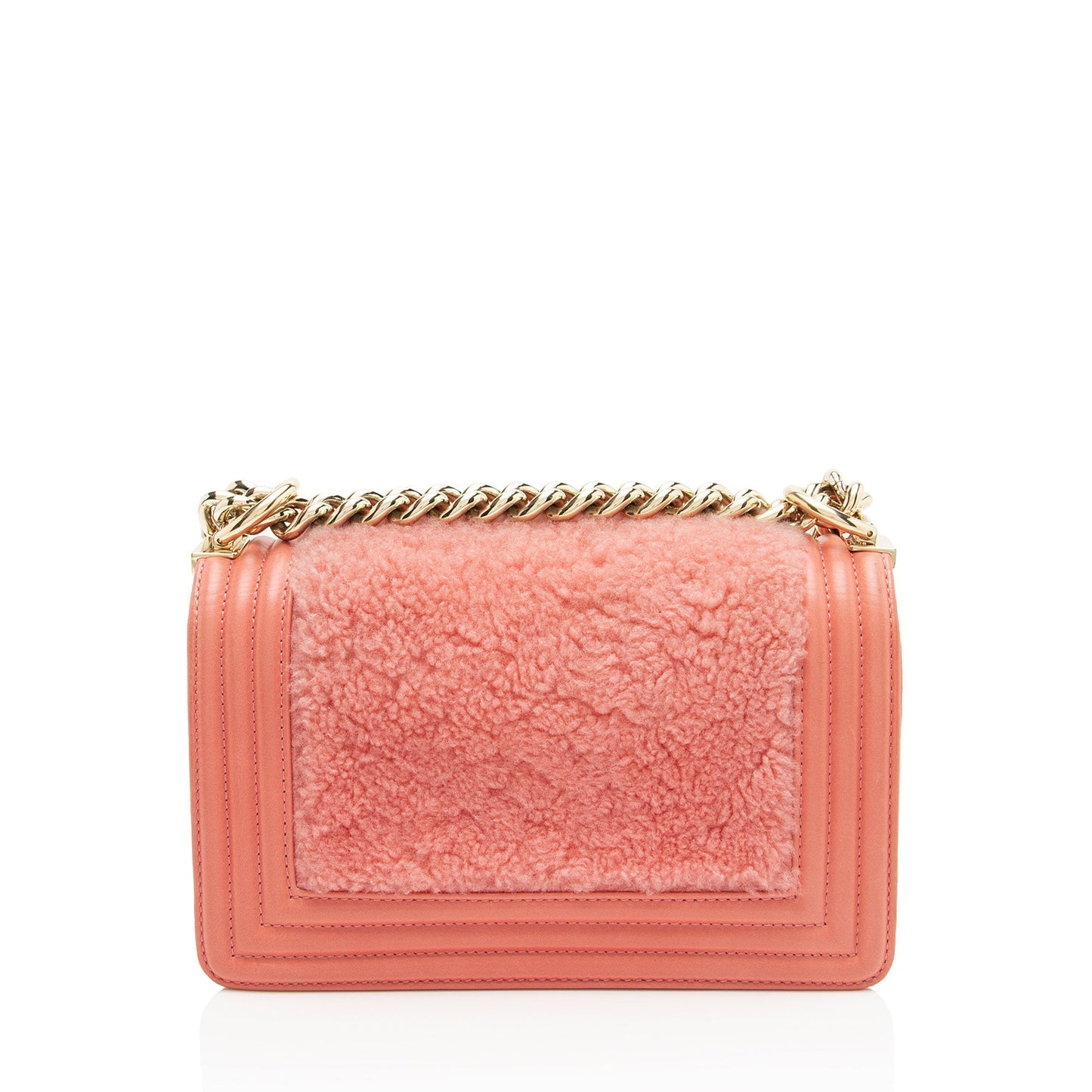 Chanel Shearling Calfskin Small Boy Bag