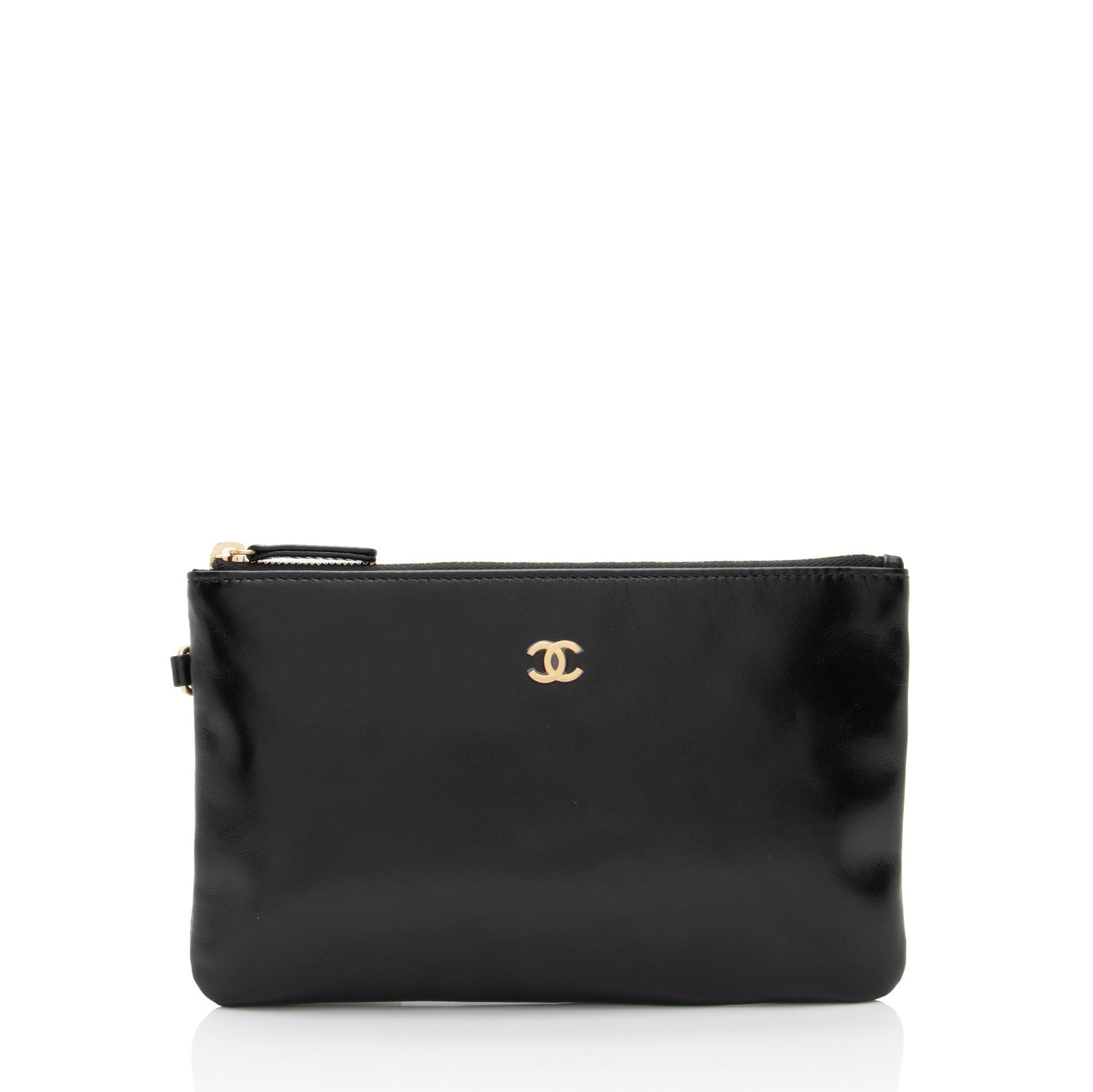 Chanel Shiny Calfskin Small Chanel 22 Pochette (SHF-Sgj80A) Clutch