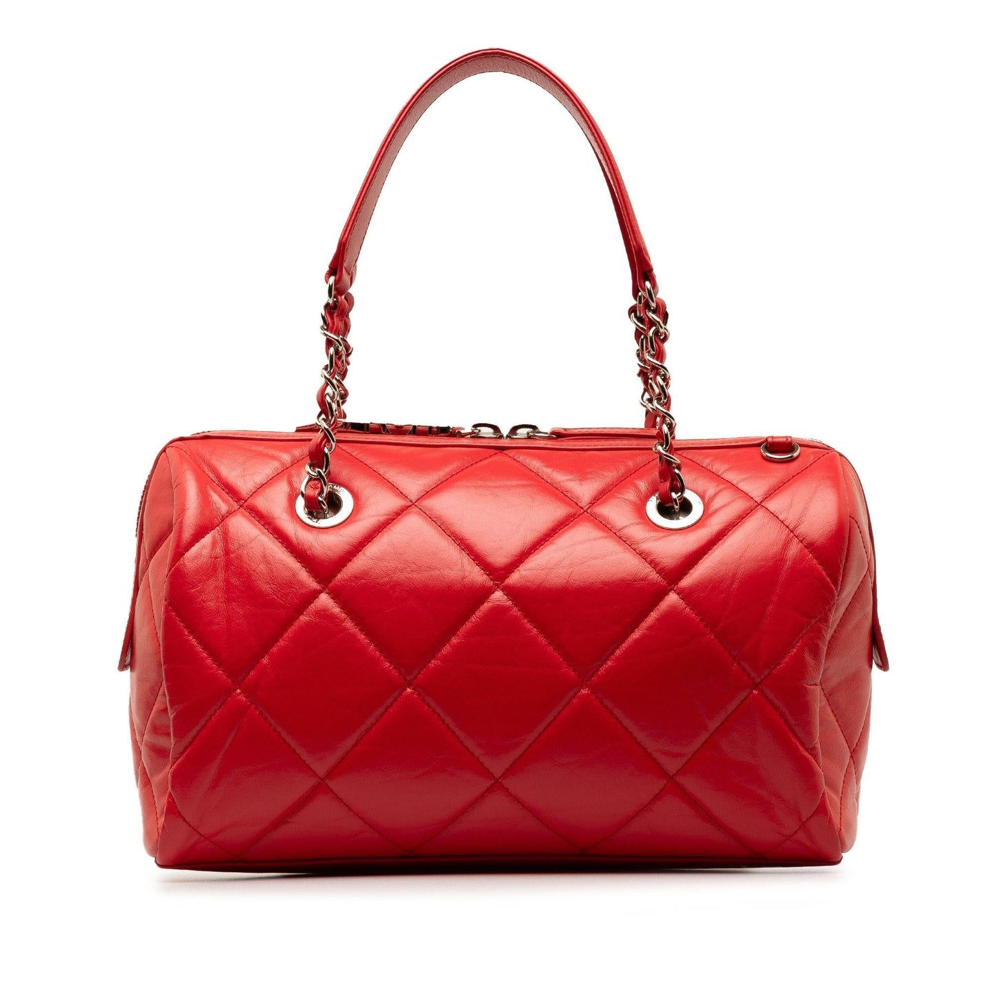 Chanel Small Aged Calfskin Express Bowling Satchel (SHG-8OoLC3) Handbag