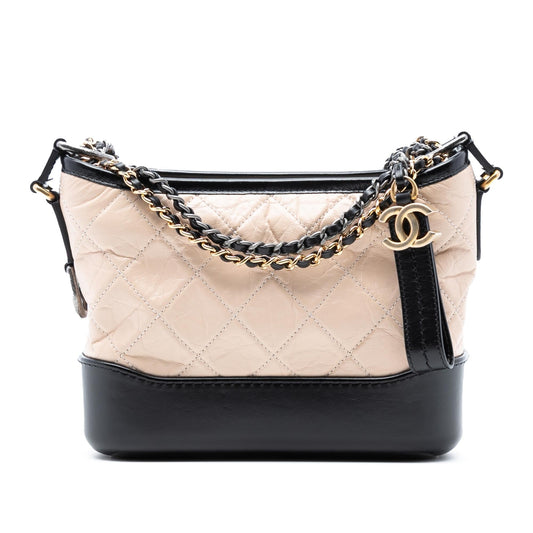 Chanel Small Bicolor Aged Calfskin Gabrielle Crossbody