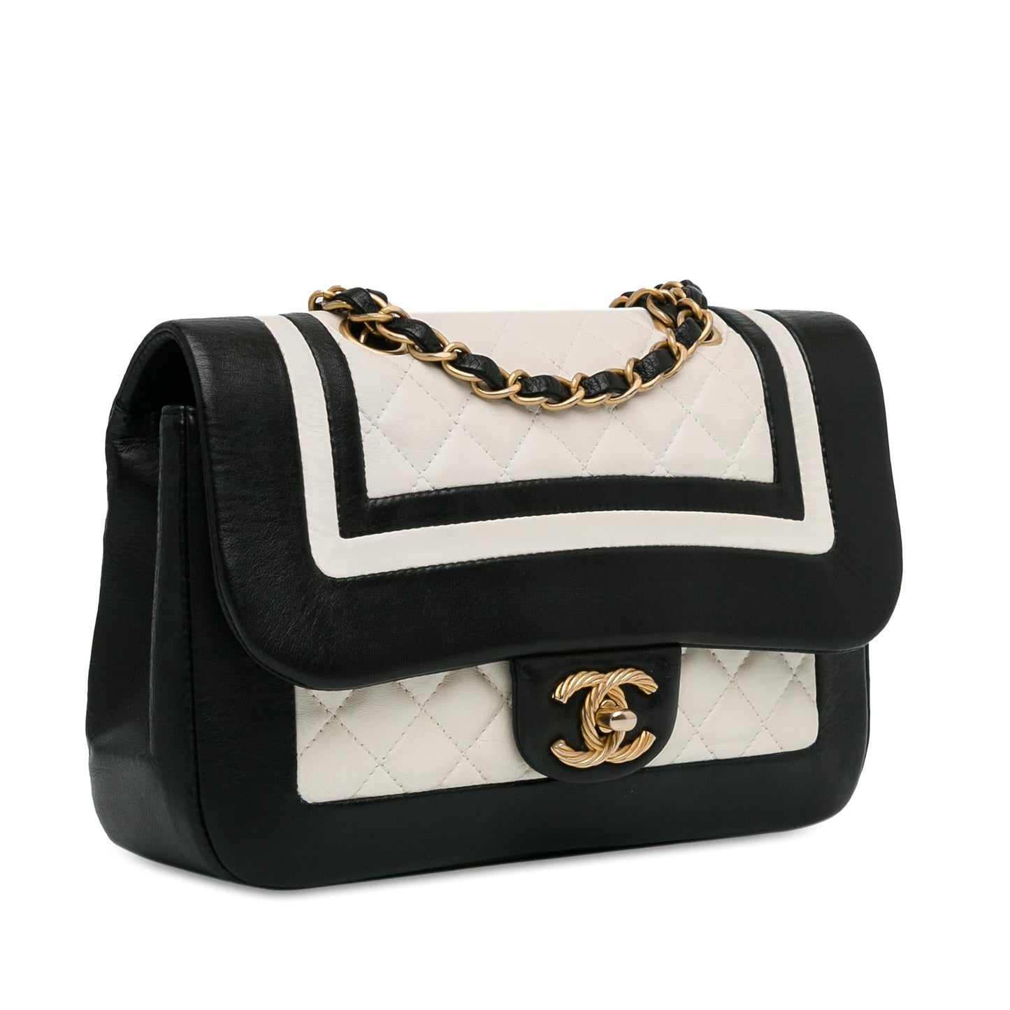 Chanel Small Bicolor Lambskin Cosmopolite Flap (SHG-yTuQ45) Shoulder Bag
