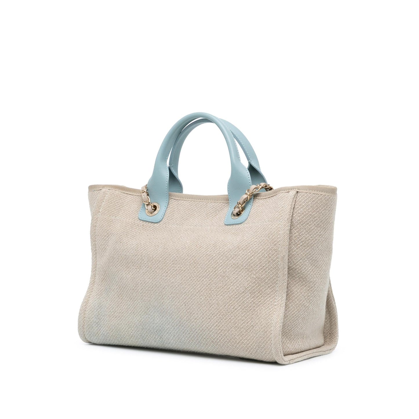 Chanel Small Canvas Deauville Satchel (SHG-CZQGuG) Handbag