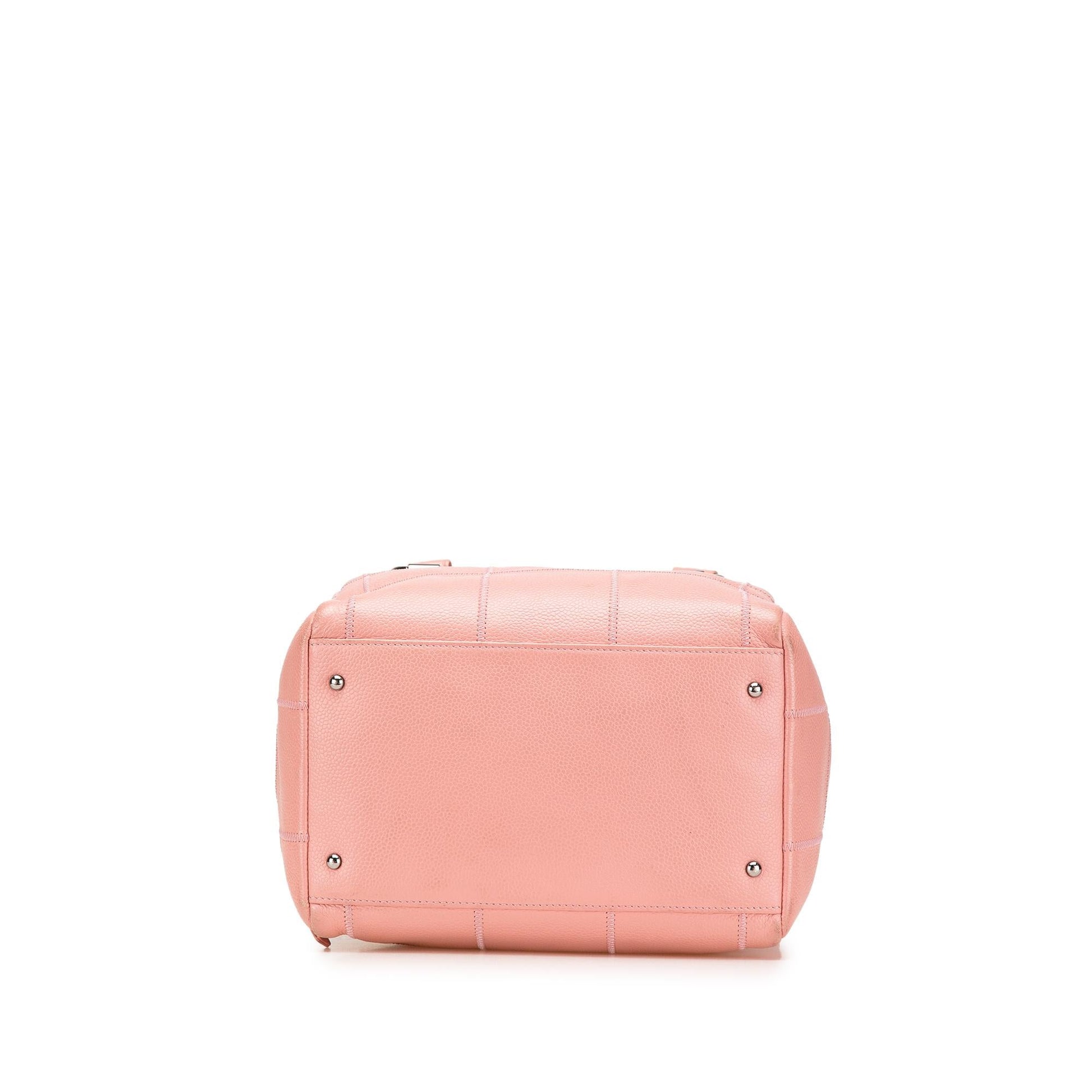 Chanel Small Choco Bar Caviar Shoulder Bag