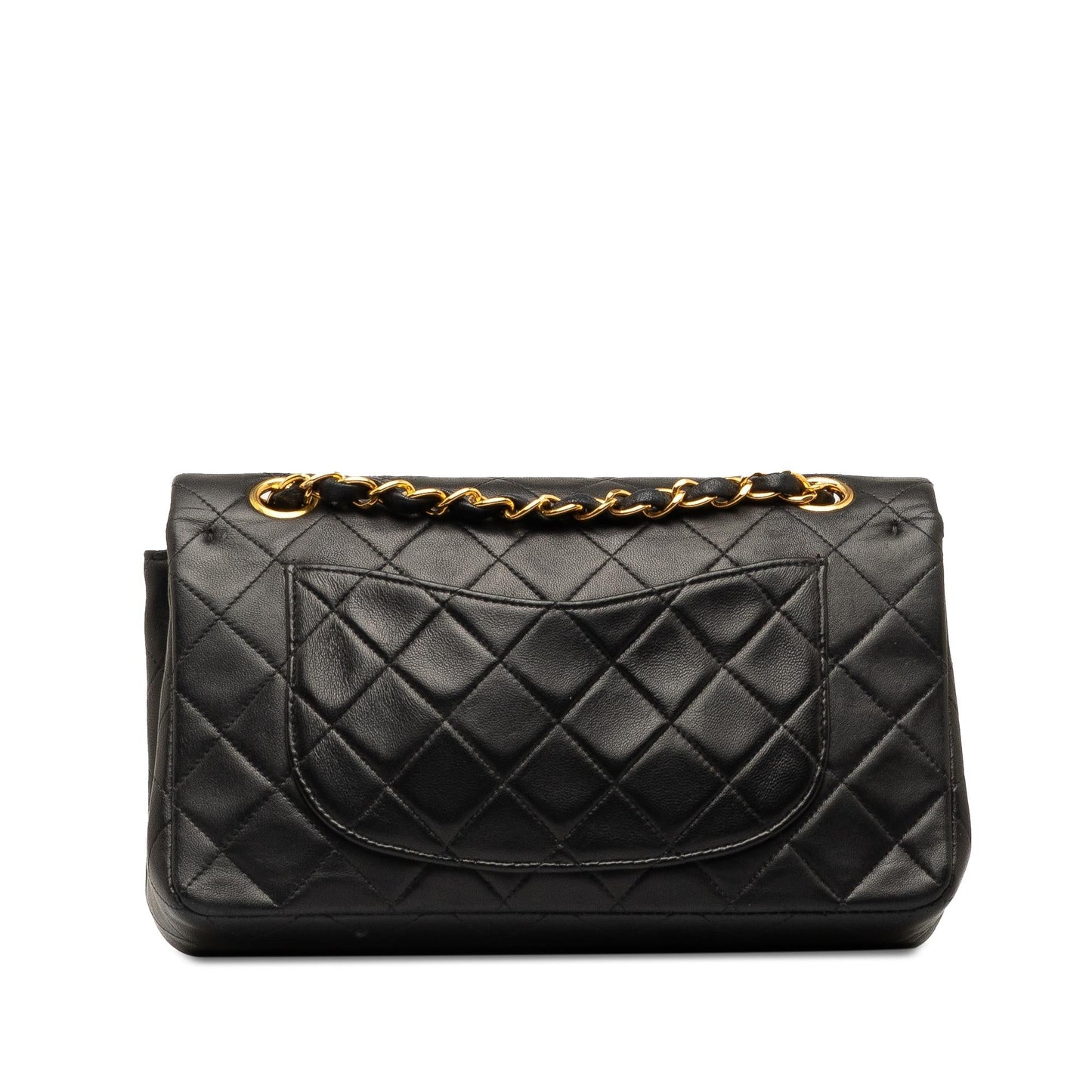 Chanel Small Classic Lambskin Double Flap (SHG-asIK7n) Shoulder Bag