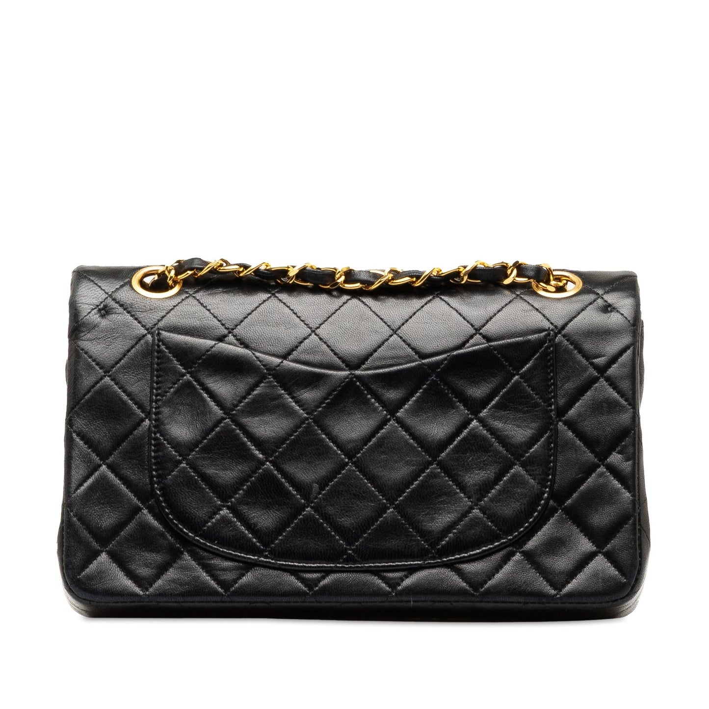 Chanel Small Classic Lambskin Double Flap (SHG-11wp3X) Shoulder Bag