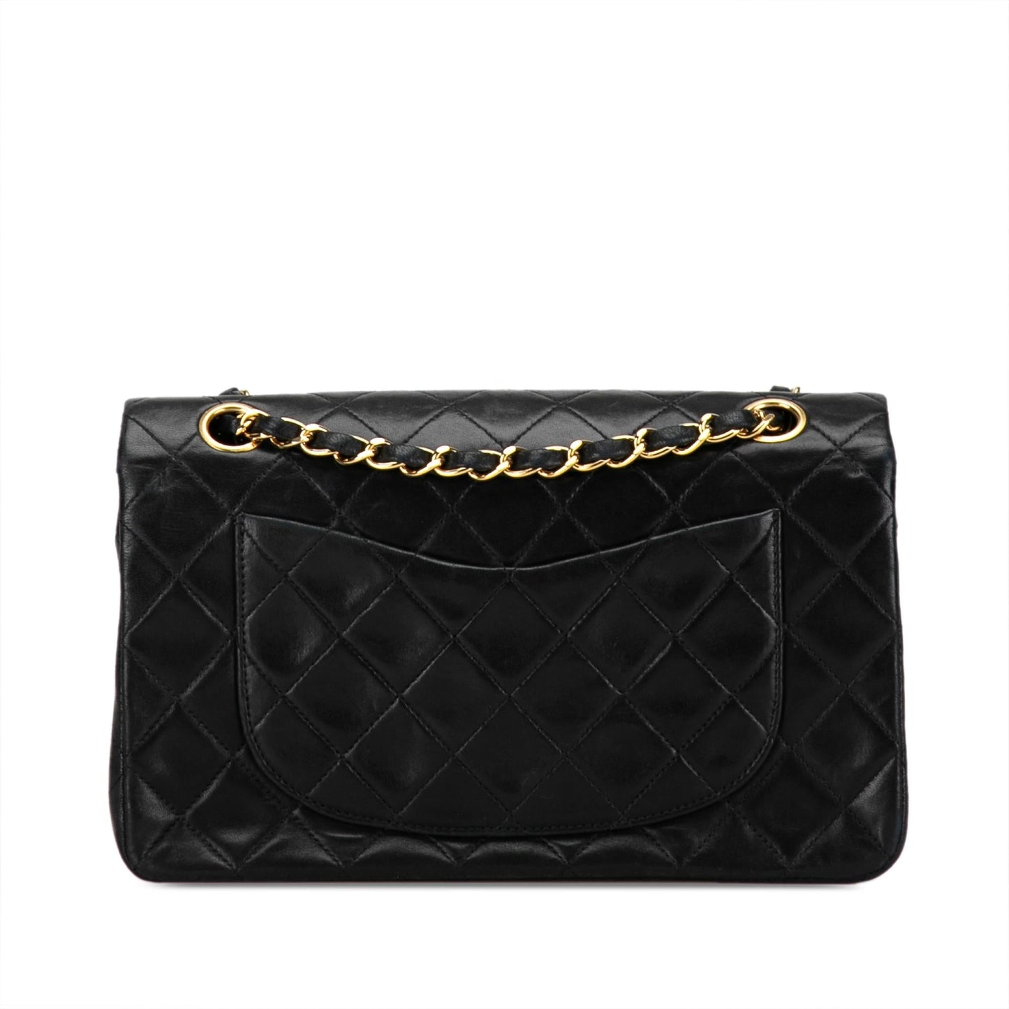 Chanel Small Classic Lambskin Double Flap (SHG-wzVZB4) Shoulder Bag