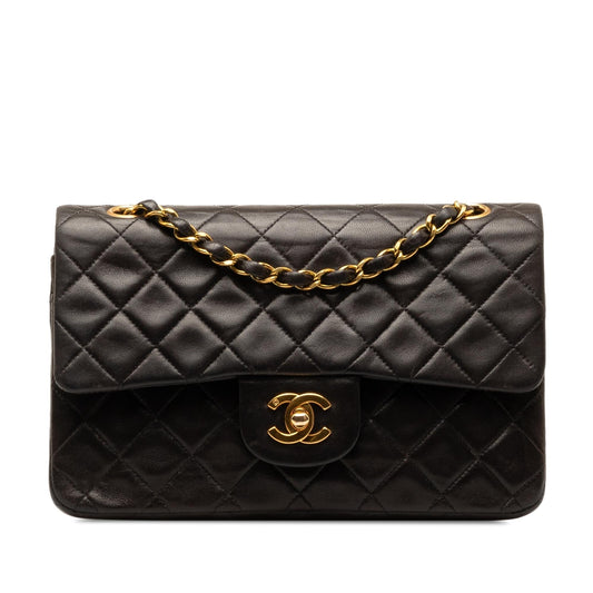 Chanel Small Classic Lambskin Double Flap (SHG-XcXBzG) Shoulder Bag