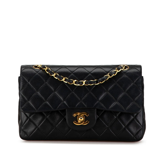 Chanel Small Classic Lambskin Double Flap (SHG-8UzqiL) Shoulder Bag