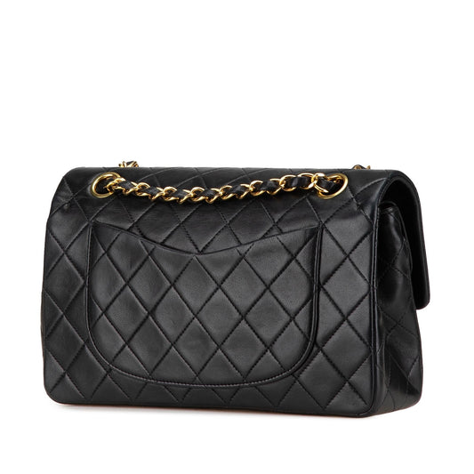 Chanel Small Classic Lambskin Double Flap Shoulder Bag
